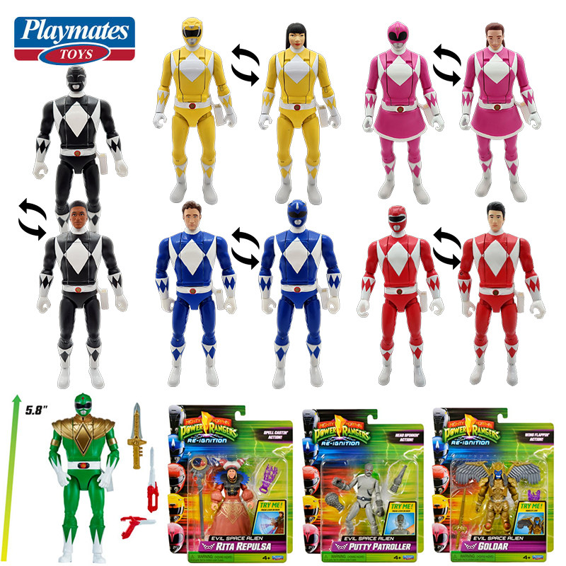 Model Kit Megazord - Playmates Mighty Morphin Power Rangers Green