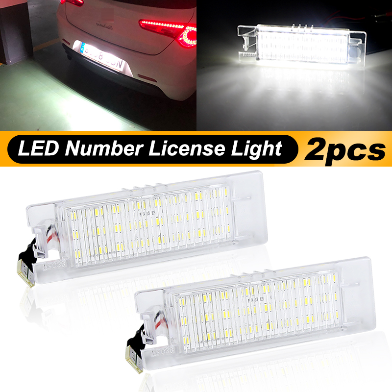 Model Kit Alfa Romeo - 2Pcs Canbus LED License Plate Light