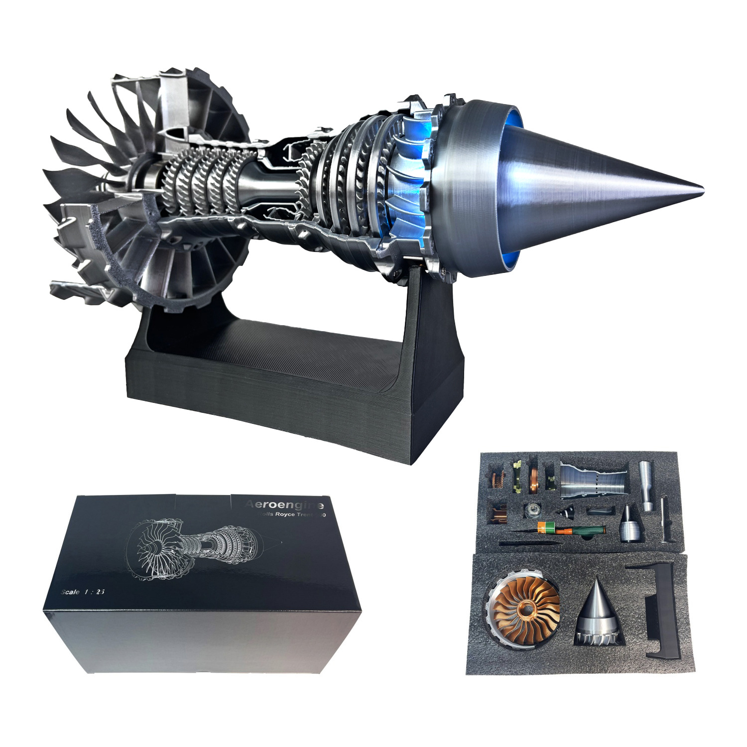 DIY Turbofan Jet Engine Model  - Model Kit Jet Engine ulasan dan harga
