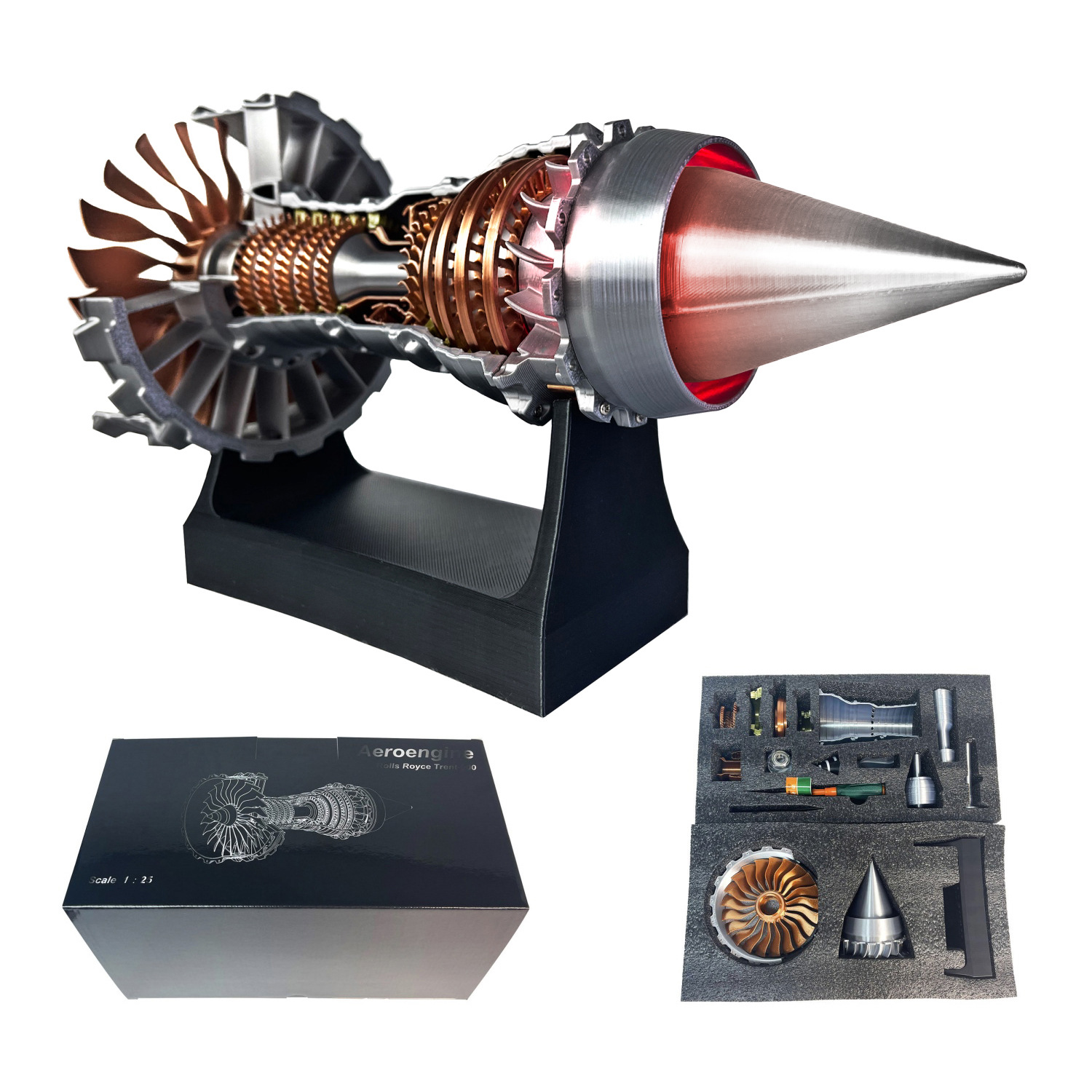 DIY Turbofan Jet Engine Model  - Model Kit Jet Engine ulasan dan harga