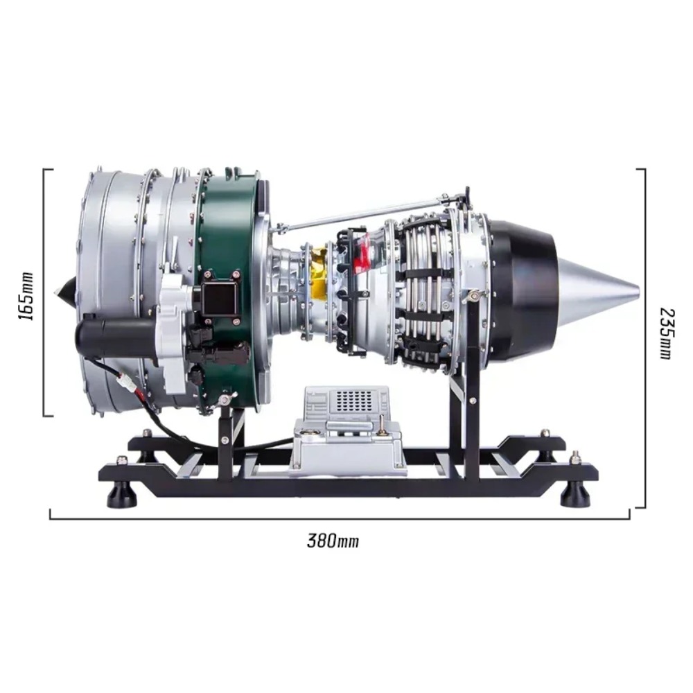 TECHING 1/10 Metal Jet Turbine - Model Kit Jet Engine ulasan dan harga