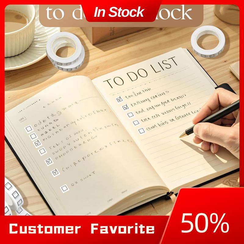 AT03 Top 10 Rolls Checkbox Was - Masking Tape Thin ulasan dan harga
