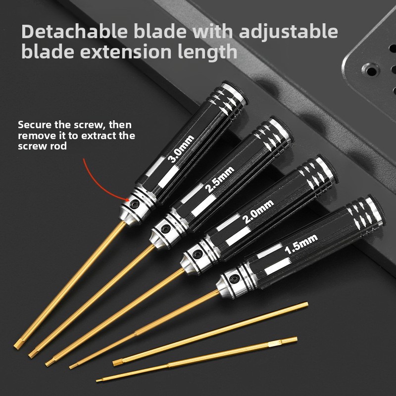 HSS/TiCN Hex Screwdriver Set M - Model Kit Perfect Grade ulasan dan harga