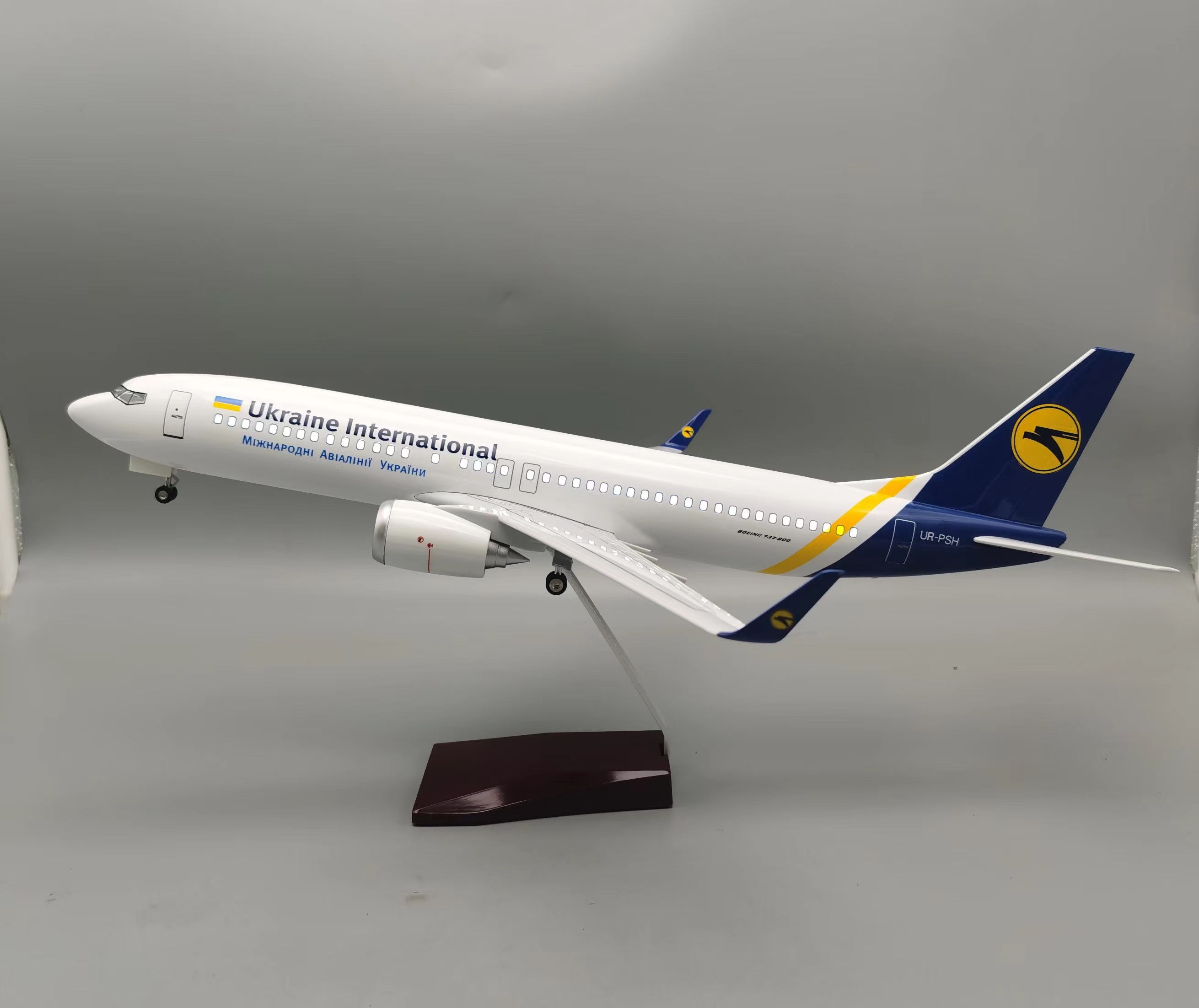 1/85 Large Scale Ukraine B737  - Model Kit Ukraine ulasan dan harga