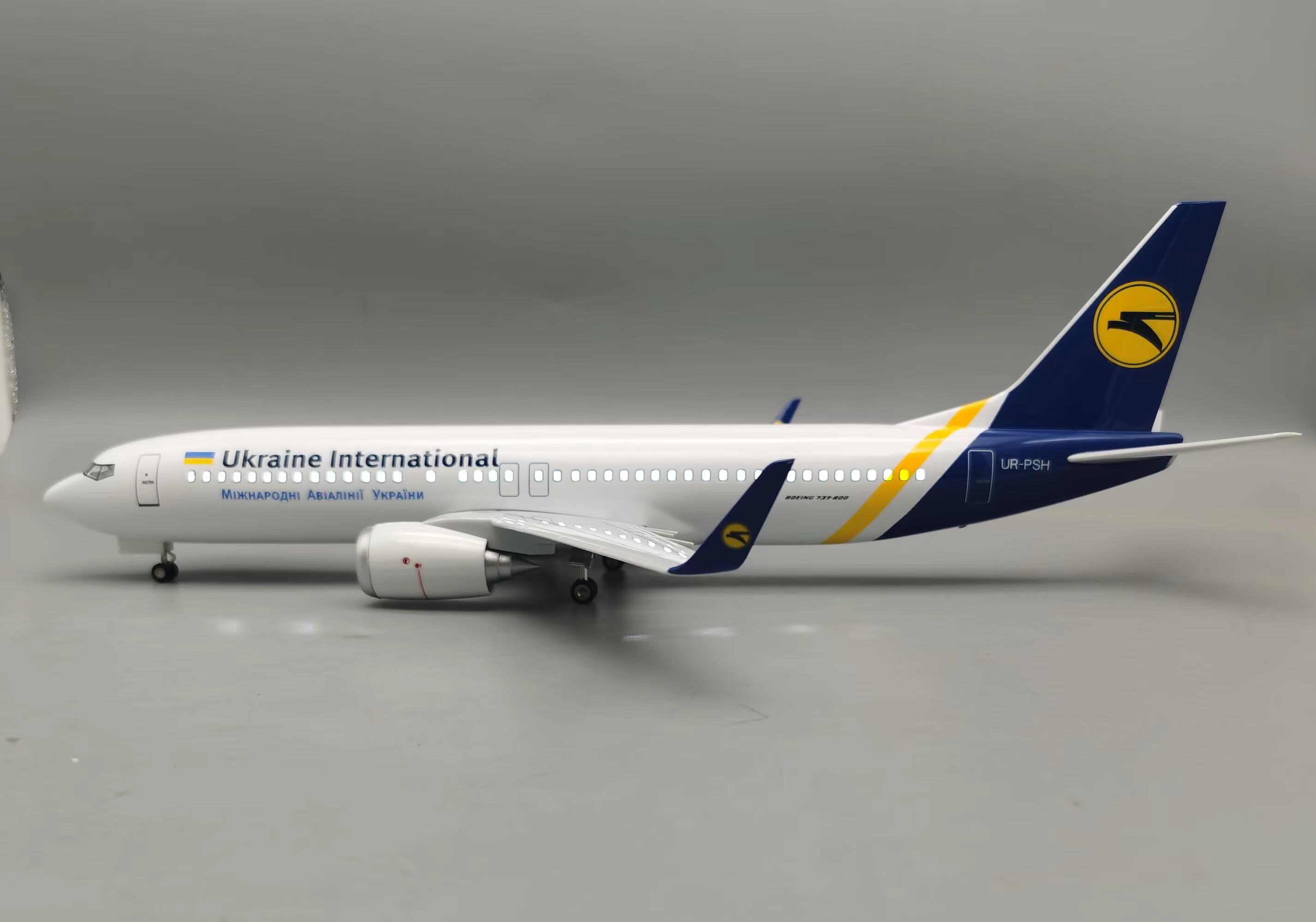 1/85 Large Scale Ukraine B737  - Model Kit Ukraine ulasan dan harga