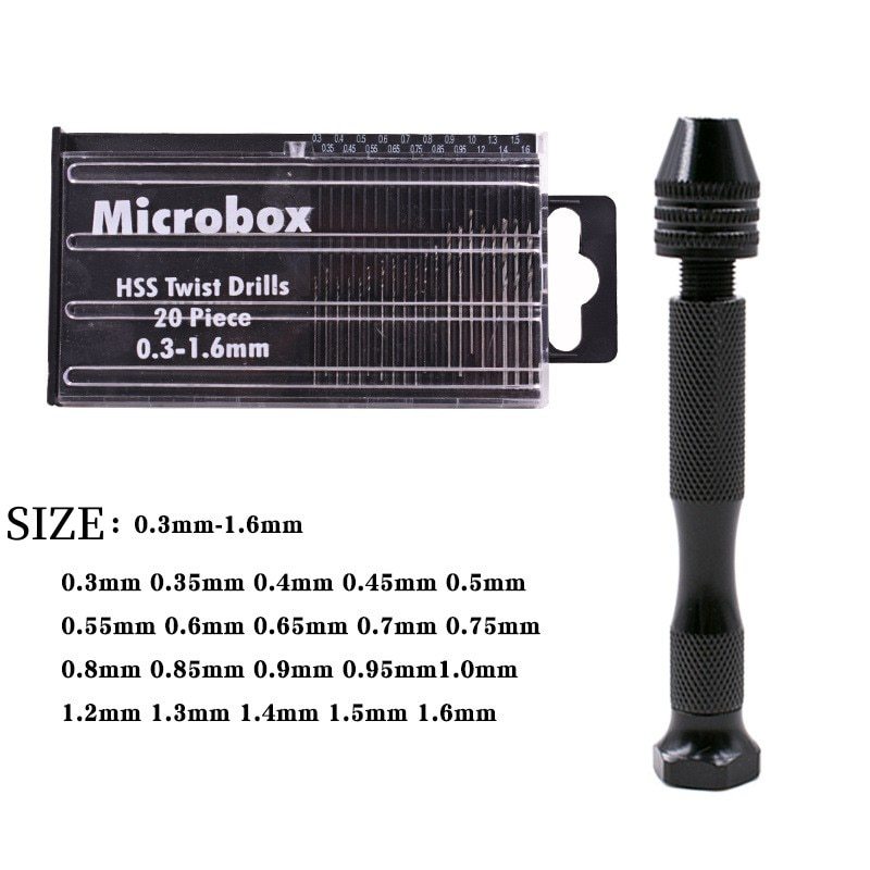Micro Mini Pin Vise Hand Drill - Pin Vice Micro ulasan dan harga