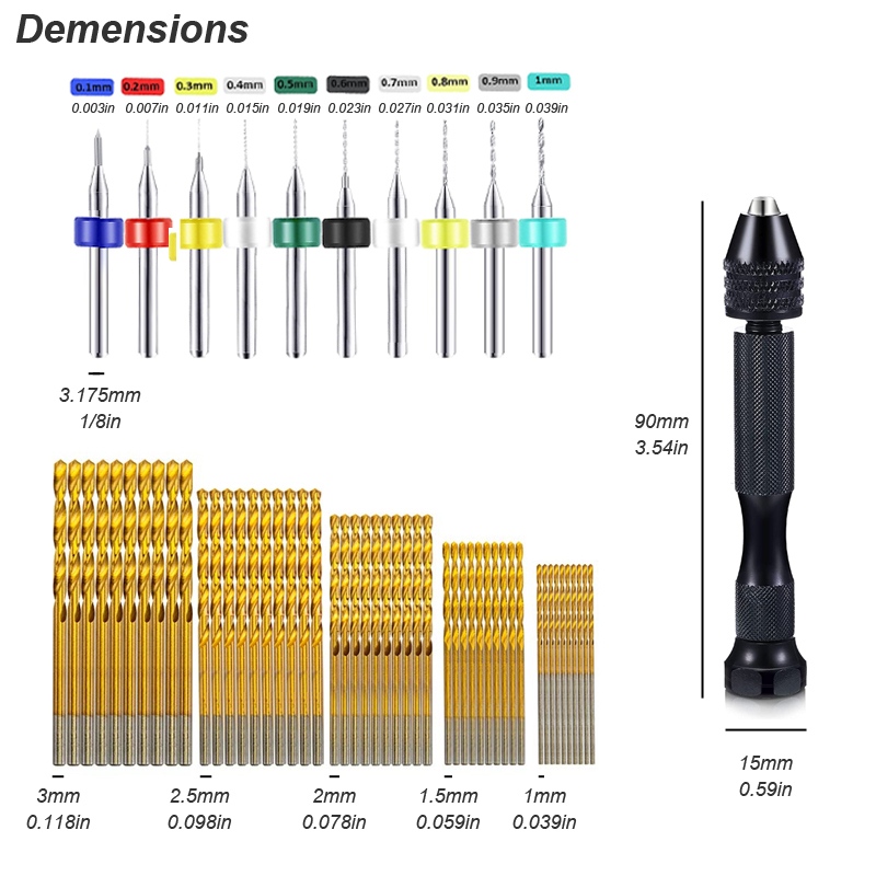 Micro Mini Pin Vise Hand Drill - Pin Vice Micro ulasan dan harga