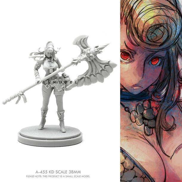 38mm Resin model kits figure b - Model Kit Knight ulasan dan harga