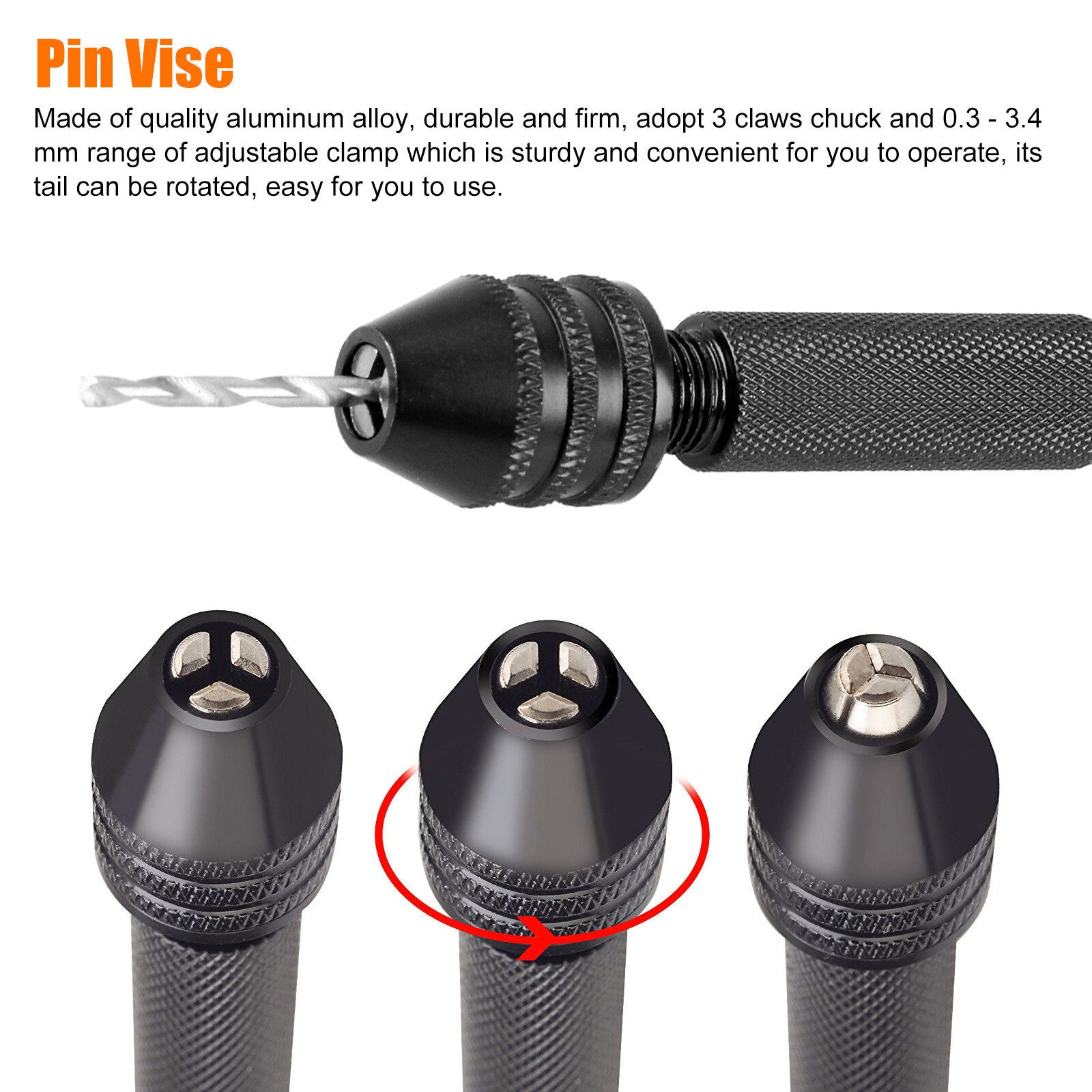 60Pcs Mini Micro Hand Drill Bi - Pin Vice Micro ulasan dan harga