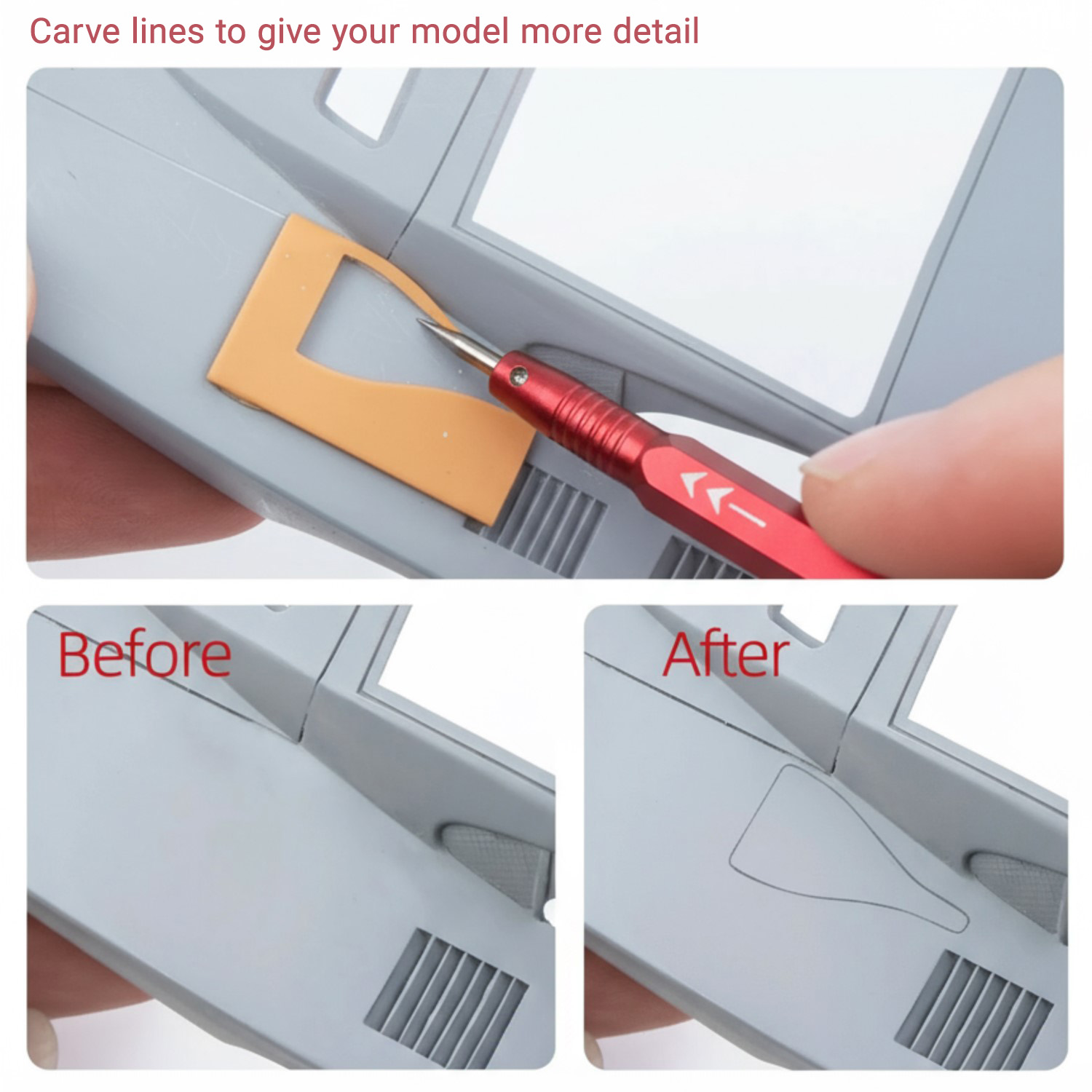 Model Scriber Tool Set with Sc - Model Kit Perfect Grade ulasan dan harga