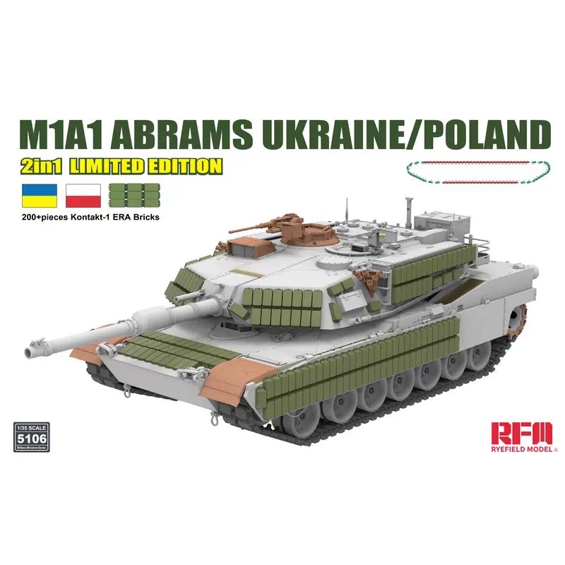 Rye Field 5106 1:35 Scale  M1A - Model Kit Ukraine ulasan dan harga