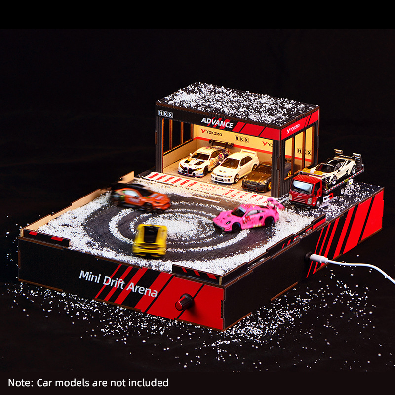 1:64 Scale DIY Drift Track Dio - Model Kit Simulator ulasan dan harga