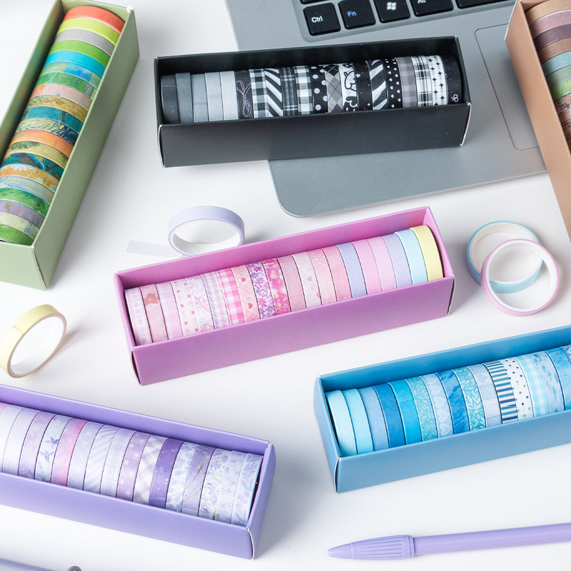 1box/20rolls 2m Ultra‑Thin Was - Masking Tape Thin ulasan dan harga