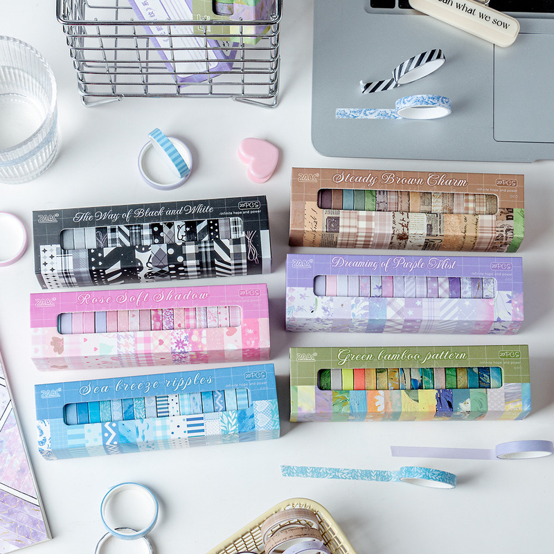 1box/20rolls 2m Ultra‑Thin Was - Masking Tape Thin ulasan dan harga