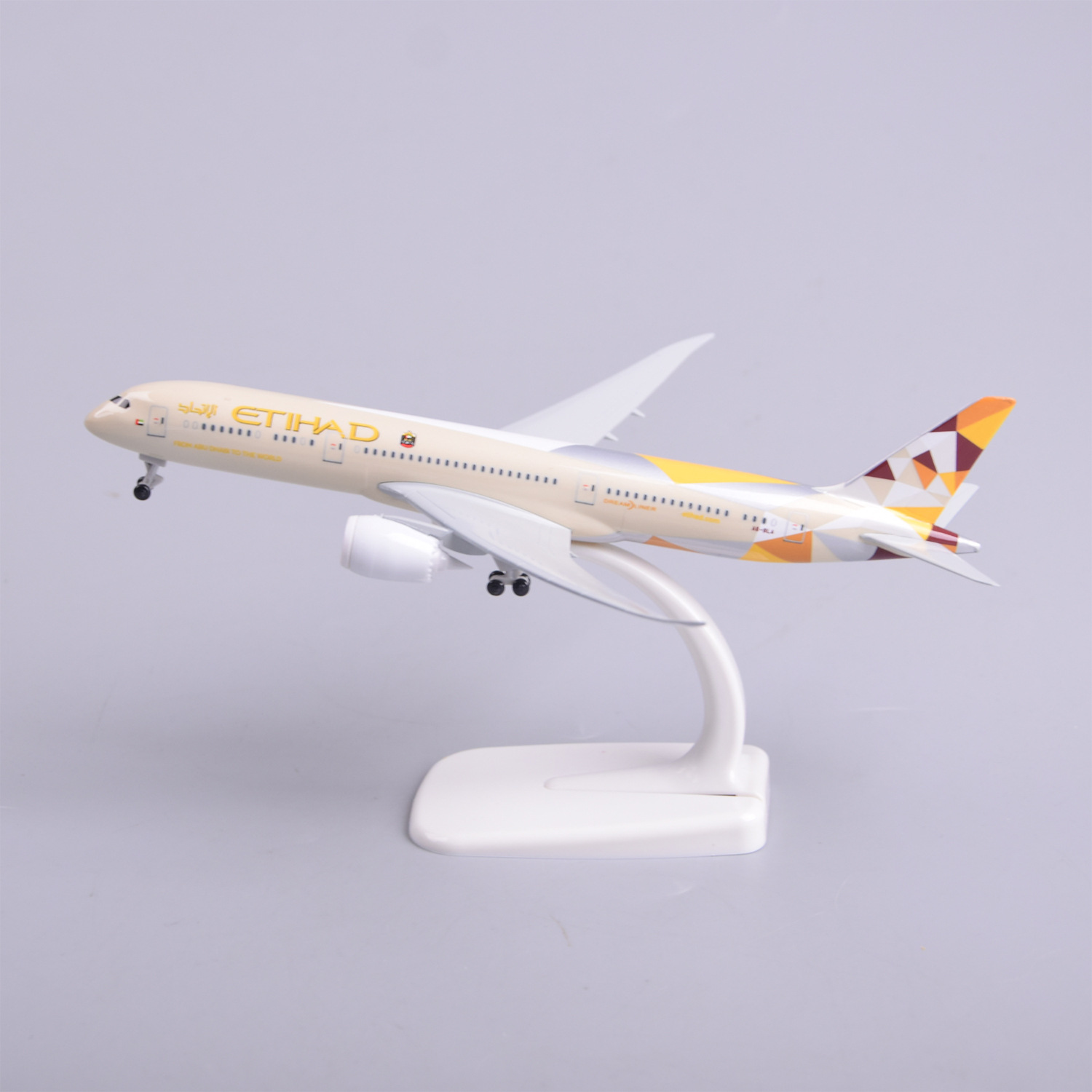 1/300 Scale 20cm Etihad B787 D - Model Kit Airplane ulasan dan harga