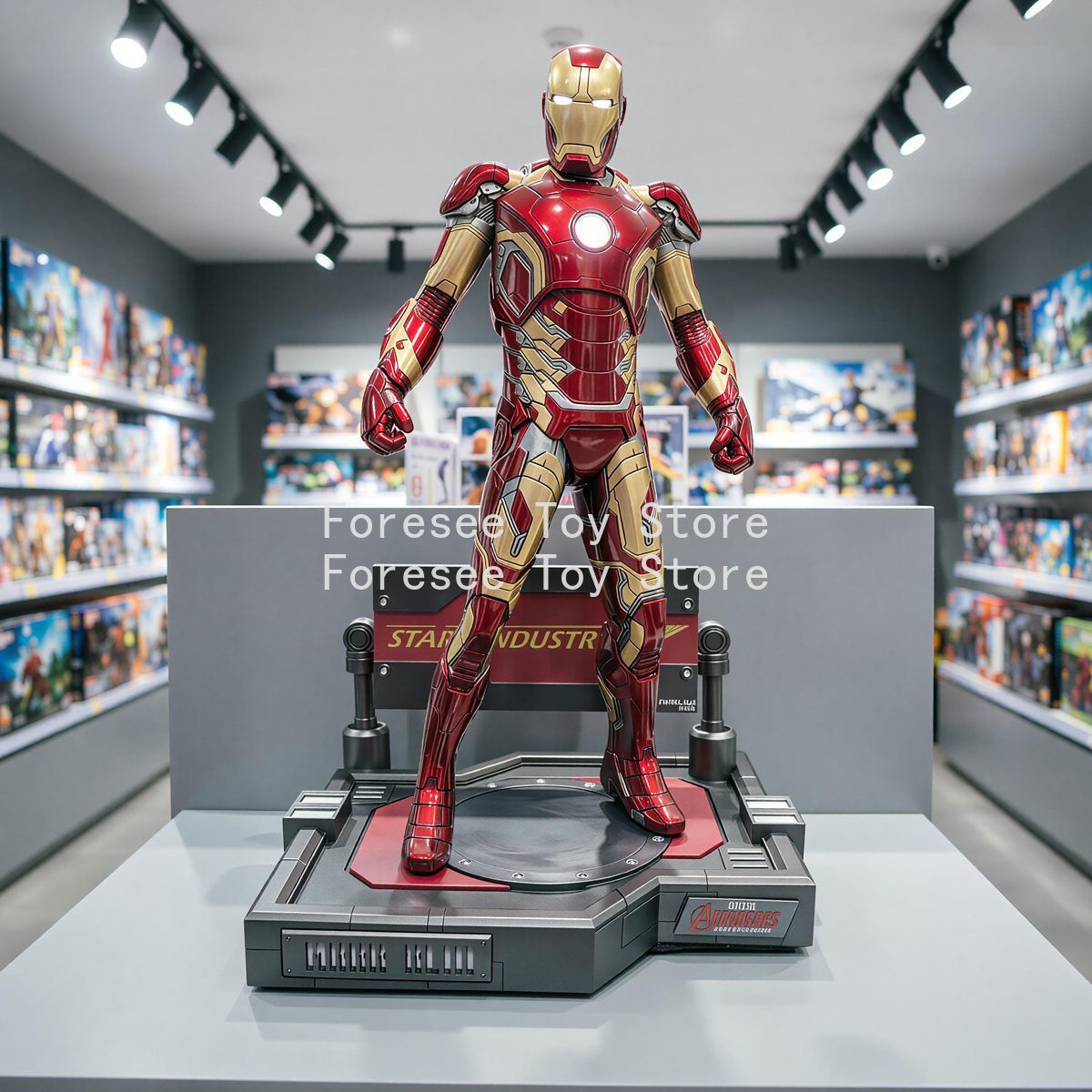 New 45cm Marvel Legends Iron M - Model Kit Iron Man Mark 50 ulasan dan harga
