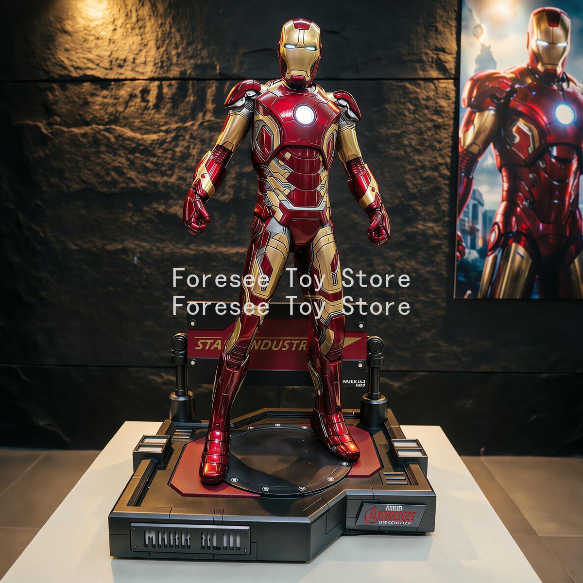 New 45cm Marvel Legends Iron M - Model Kit Iron Man Mark 50 ulasan dan harga