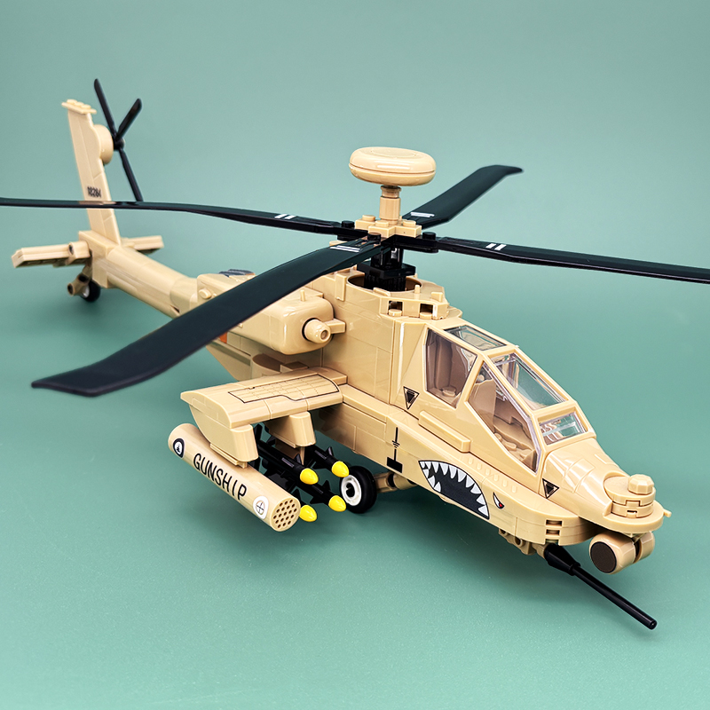 AH-64 Military Attack Helicopt - Model Kit Helicopter ulasan dan harga