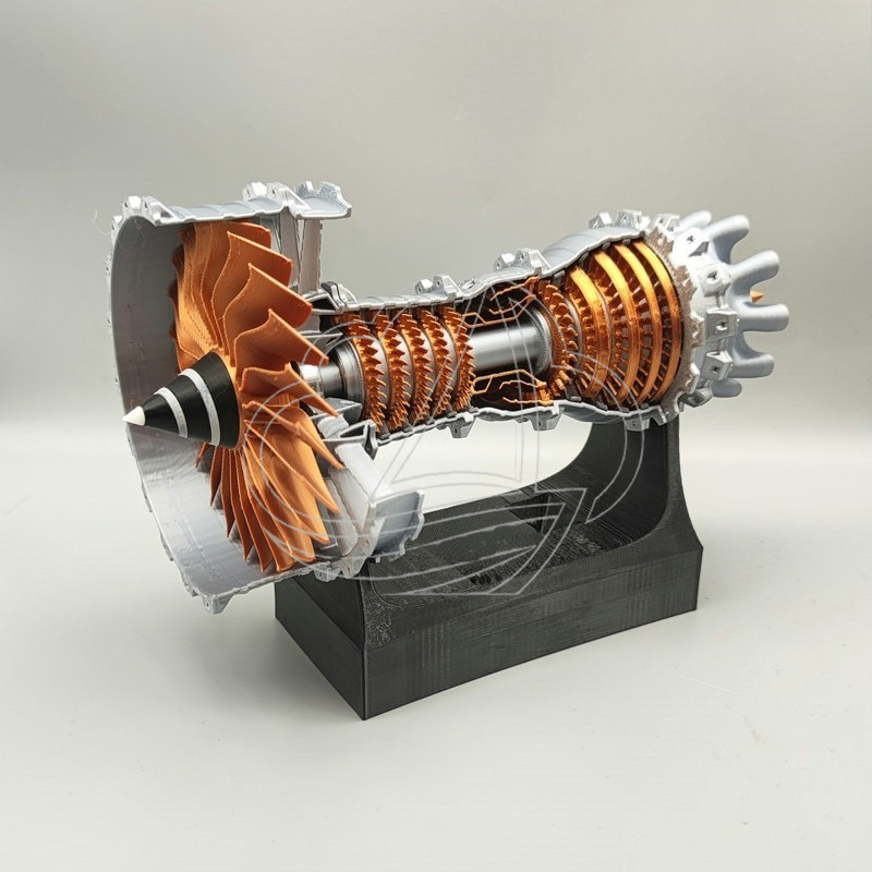 Mini Turbofan Engine Model Ope - Model Kit Jet Engine ulasan dan harga