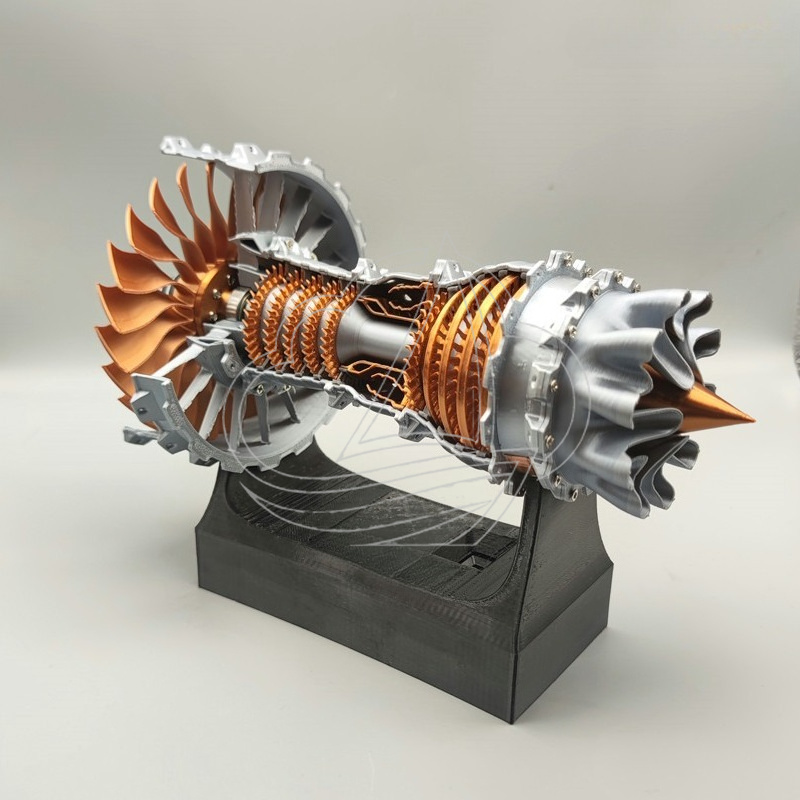 Mini Turbofan Engine Model Ope - Model Kit Jet Engine ulasan dan harga