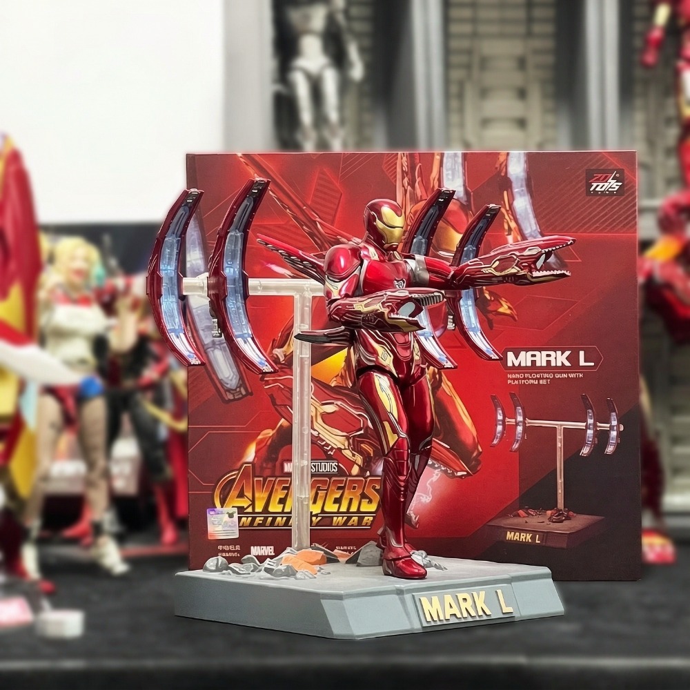 In Stock ZD Toys Iron Man MK50 - Model Kit Iron Man Mark 50 ulasan dan harga