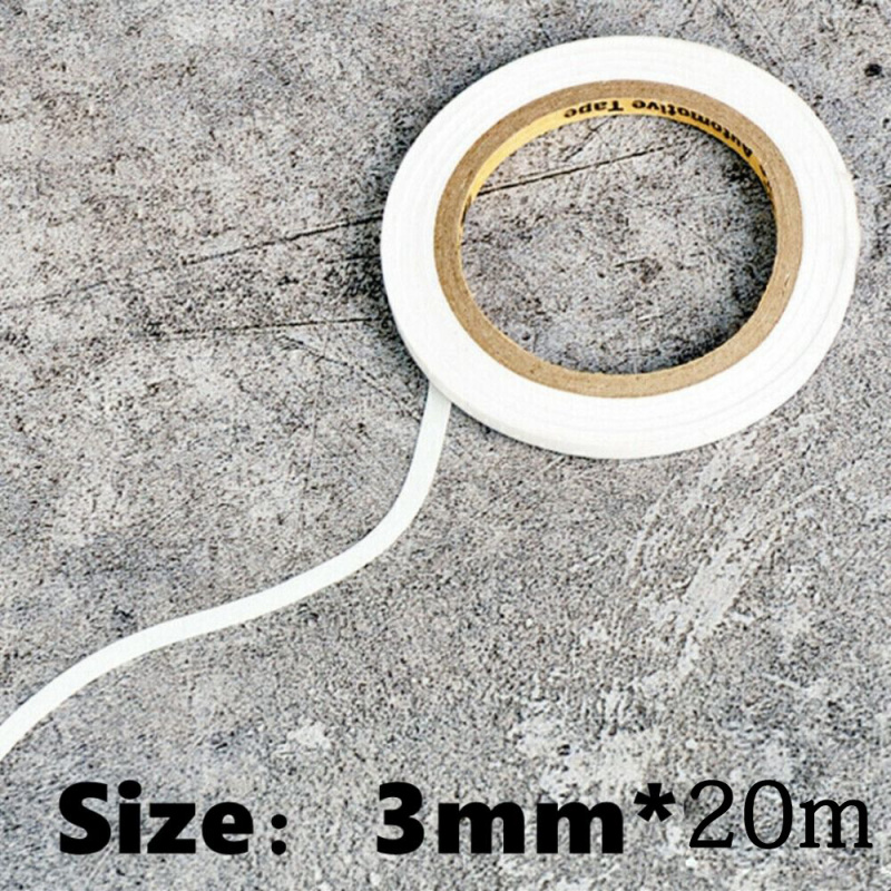 2 Rolls White Flexible Curve M - Masking Tape Thin ulasan dan harga