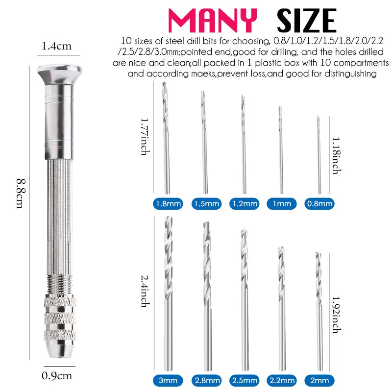 Mini Hand Resin Drill Pin Vise - Pin Vice Micro ulasan dan harga