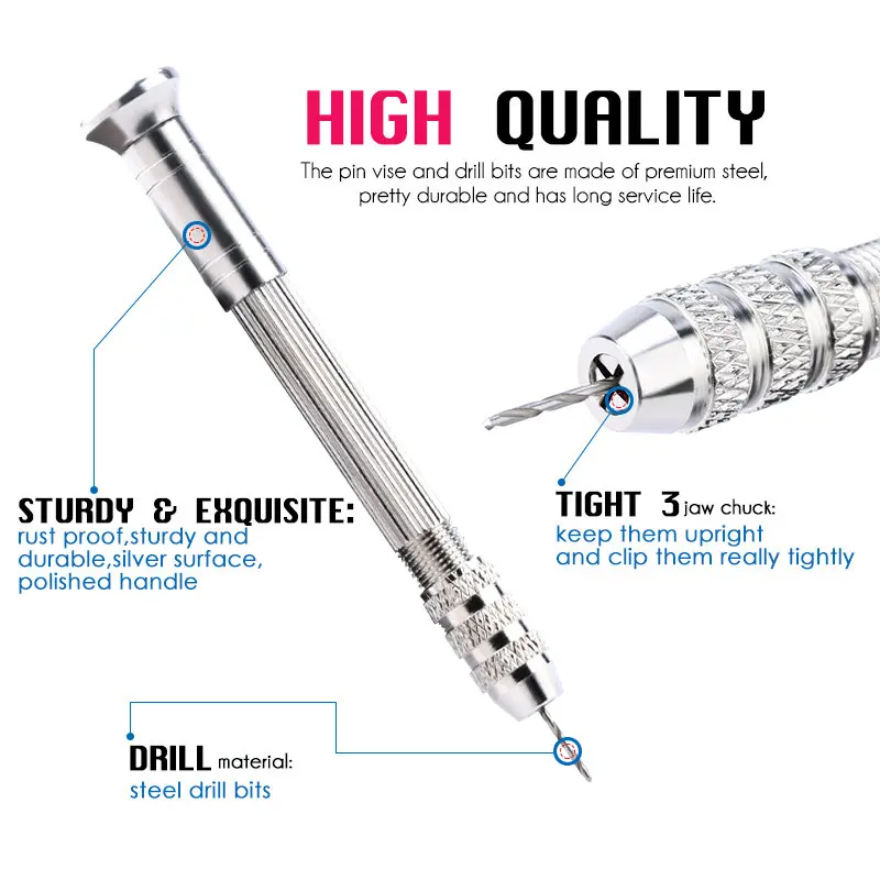 Mini Hand Resin Drill Pin Vise - Pin Vice Micro ulasan dan harga