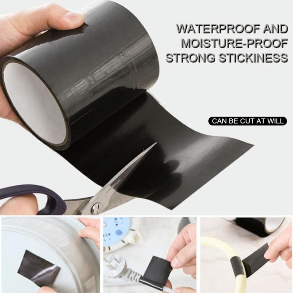 1 Roll Rubberized Waterproof P - Masking Tape Thin ulasan dan harga