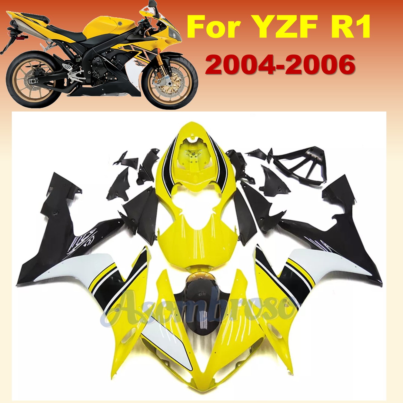 ABS Plastic shell Motorcycle F - Model Kit Yamaha R1 ulasan dan harga