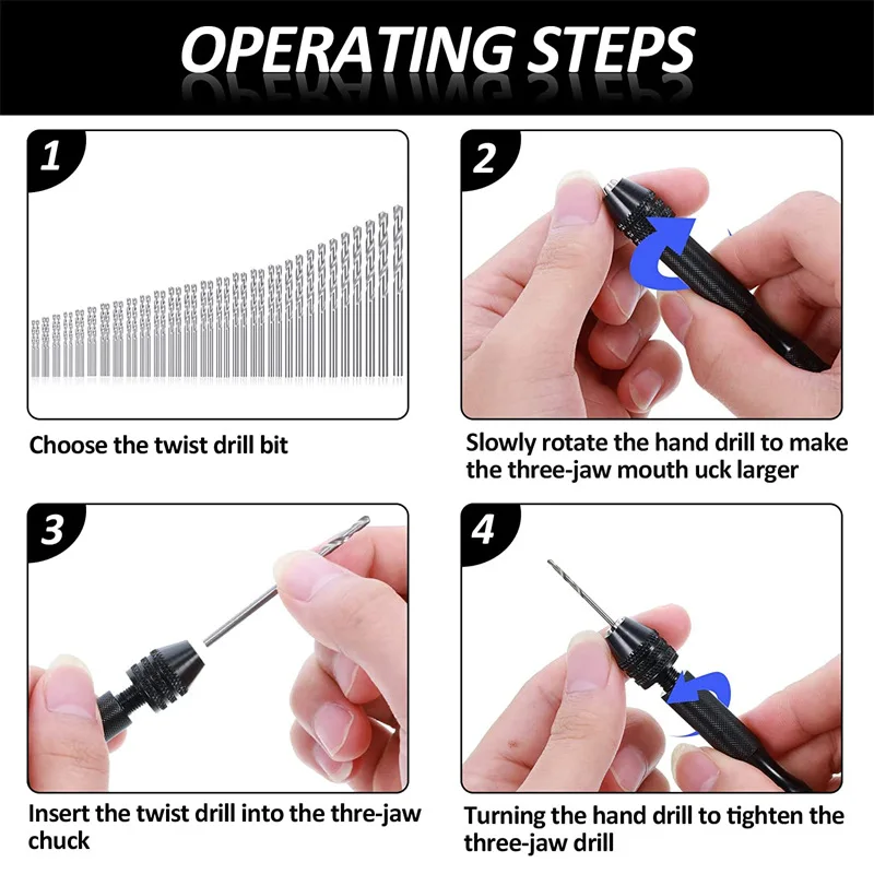 Mini Twist Drill Bits Hand Dri - Pin Vice Micro ulasan dan harga