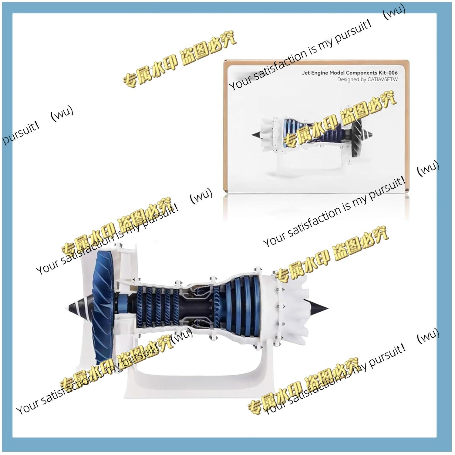 For Bambu Lab Makerworld MH006 - Model Kit Jet Engine ulasan dan harga