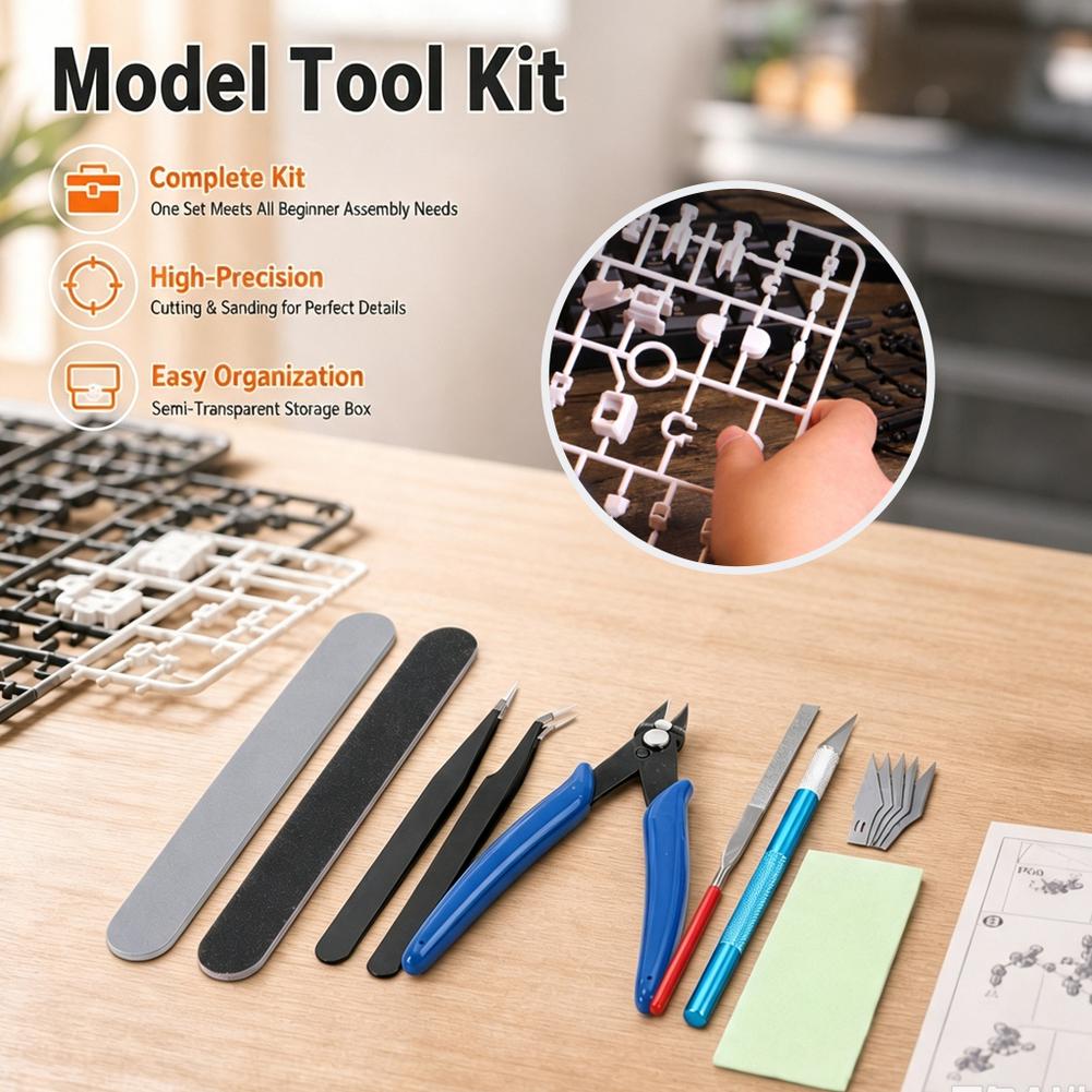 14-Piece Model Craft Tool Kit  - Model Kit Tool ulasan dan harga