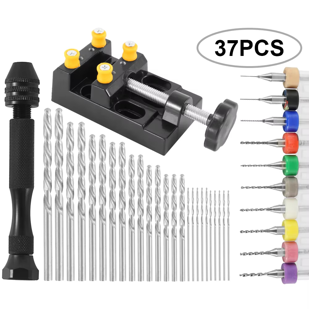 37Pcs Portable Hand Twist Dril - Pin Vice Micro ulasan dan harga