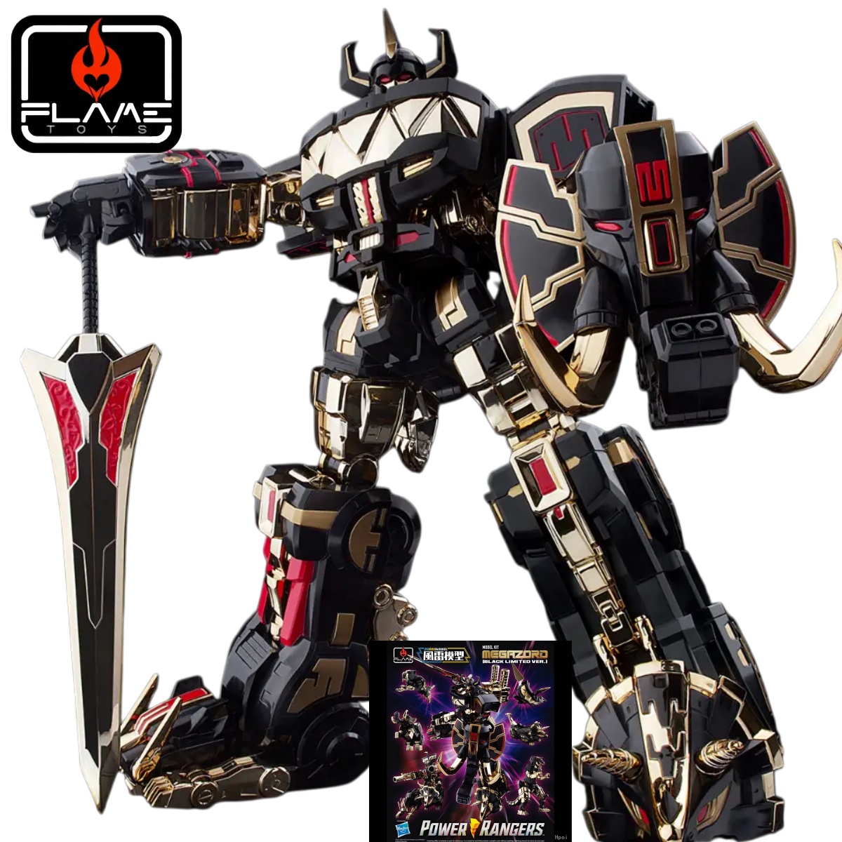 Flame Toys Furai Model Megazor - Model Kit Megazord ulasan dan harga