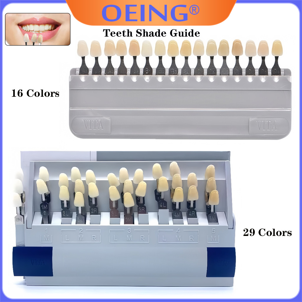29/16 Colors Teeth Shade Guide - Model Kit Tool ulasan dan harga