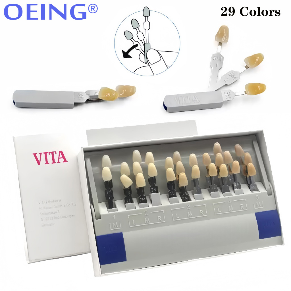 29/16 Colors Teeth Shade Guide - Model Kit Tool ulasan dan harga
